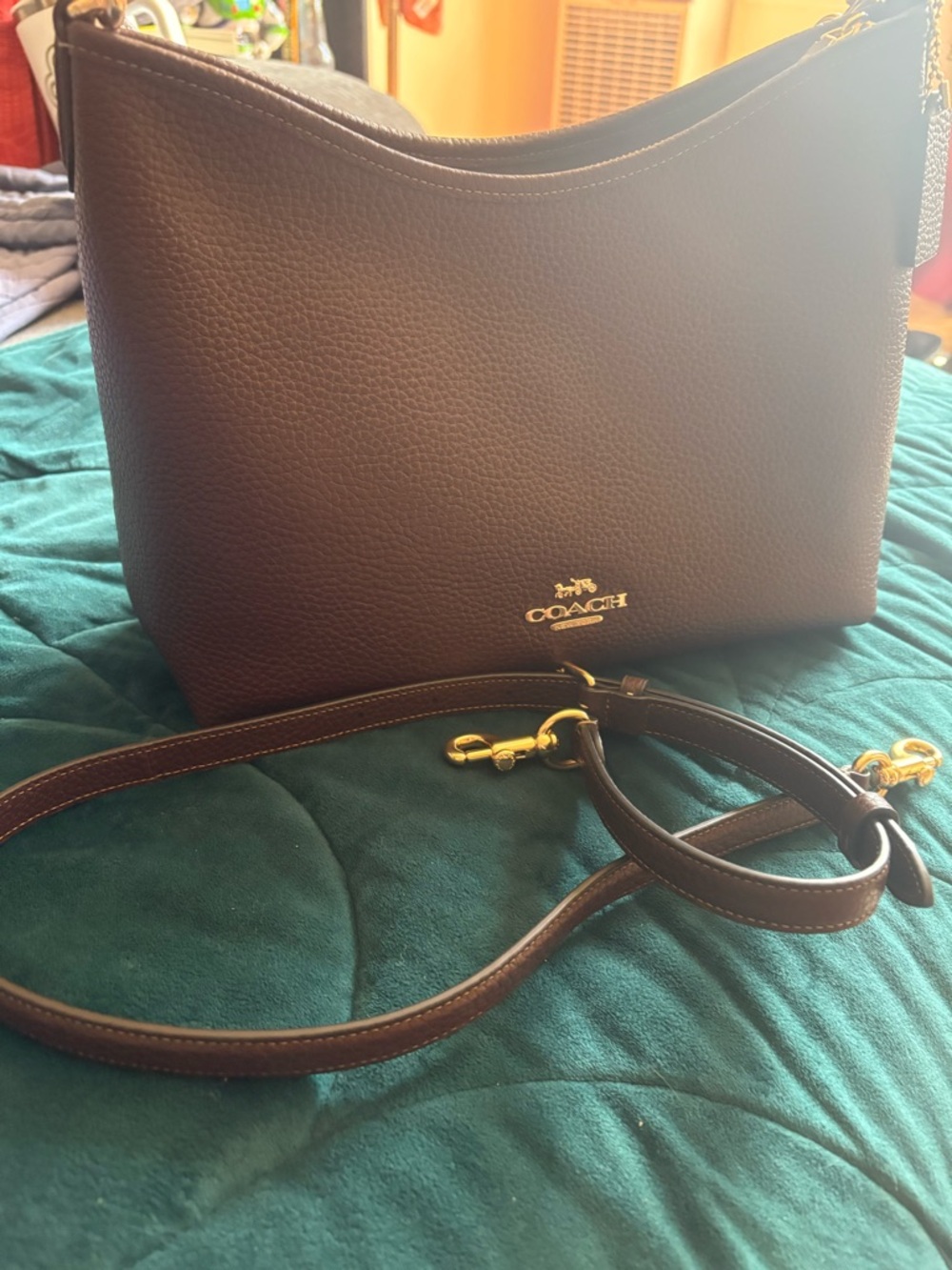 Coach Laurel Shoulder Bag Maple